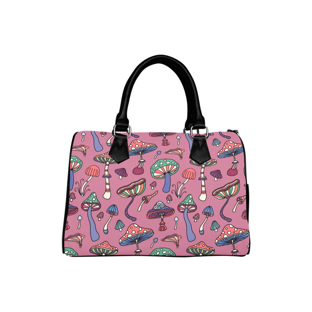 Mismatched Mushrooms Boston Handbag - Offbeat Sweetie