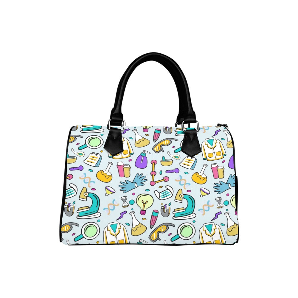STEM Blue Boston Handbag