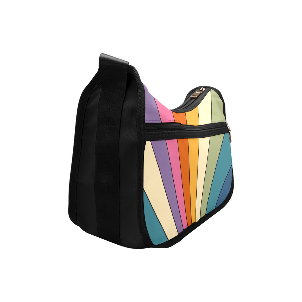 Retro Rainbow Crossbody Bag - Offbeat Sweetie