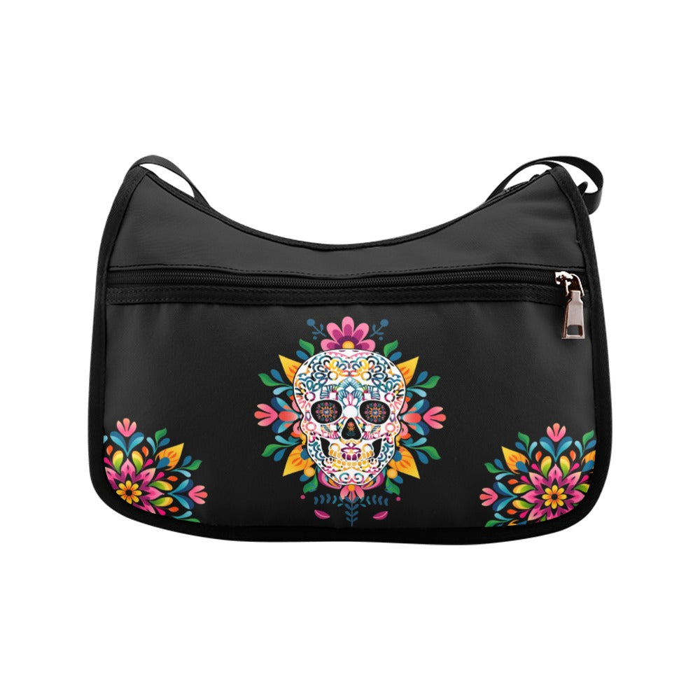 Sugar Skull Crossbody Bag - Offbeat Sweetie