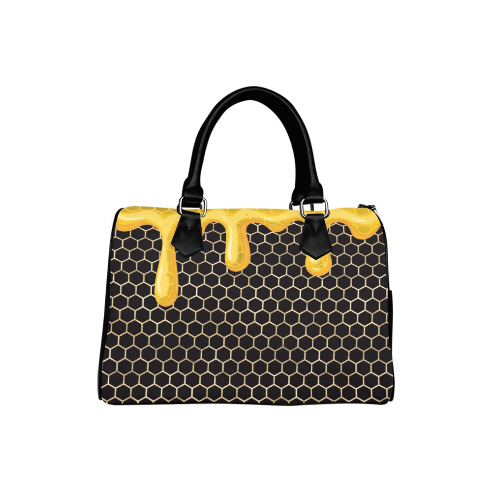 Honeycomb Boston Handbag - Offbeat Sweetie