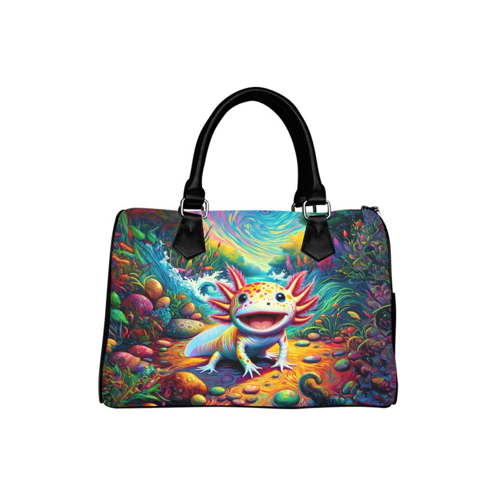 Adorable Axolotls Boston Handbag - Offbeat Sweetie