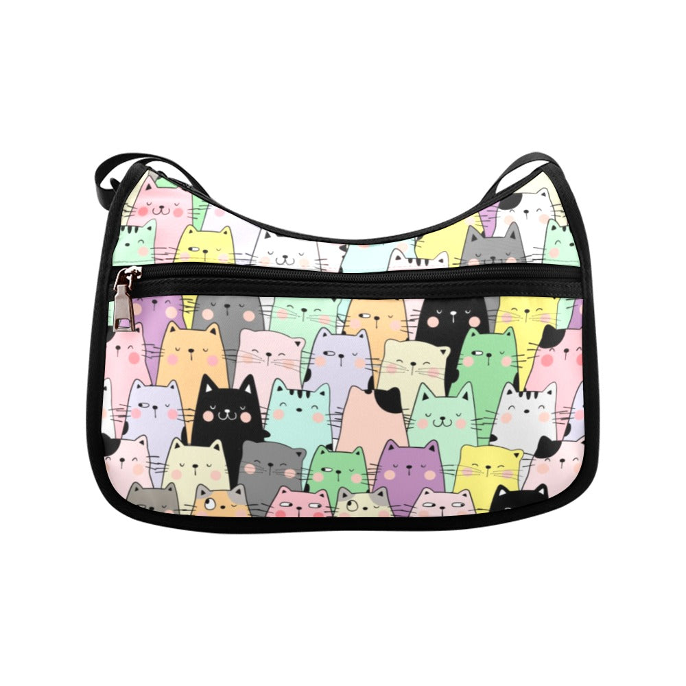 You've Got To Be Kitten Me Crossbody Bag - Offbeat Sweetie