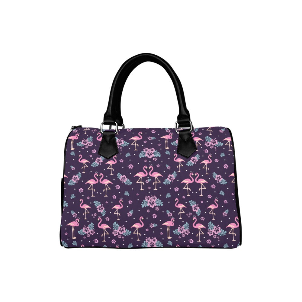 Flamingos Boston Handbag - Offbeat Sweetie