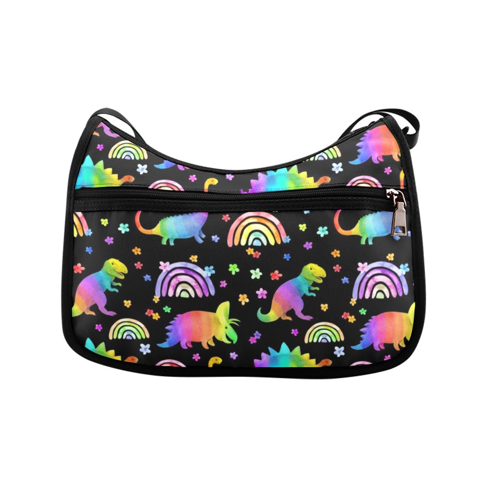 Rainbow Dinos Crossbody Bag - Offbeat Sweetie