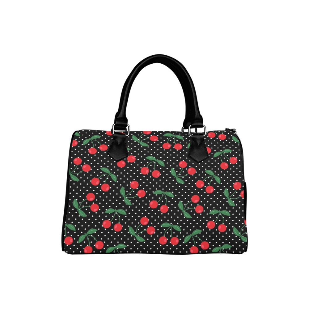 Cherries Boston Handbag - Offbeat Sweetie