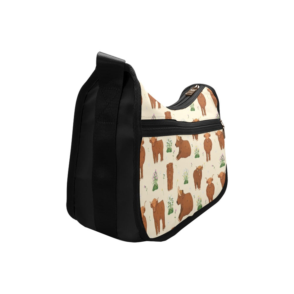 Highland Cows Crossbody Bags