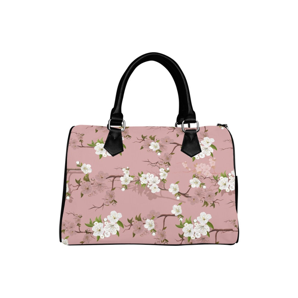Peach Blossoms Boston Handbag - Offbeat Sweetie