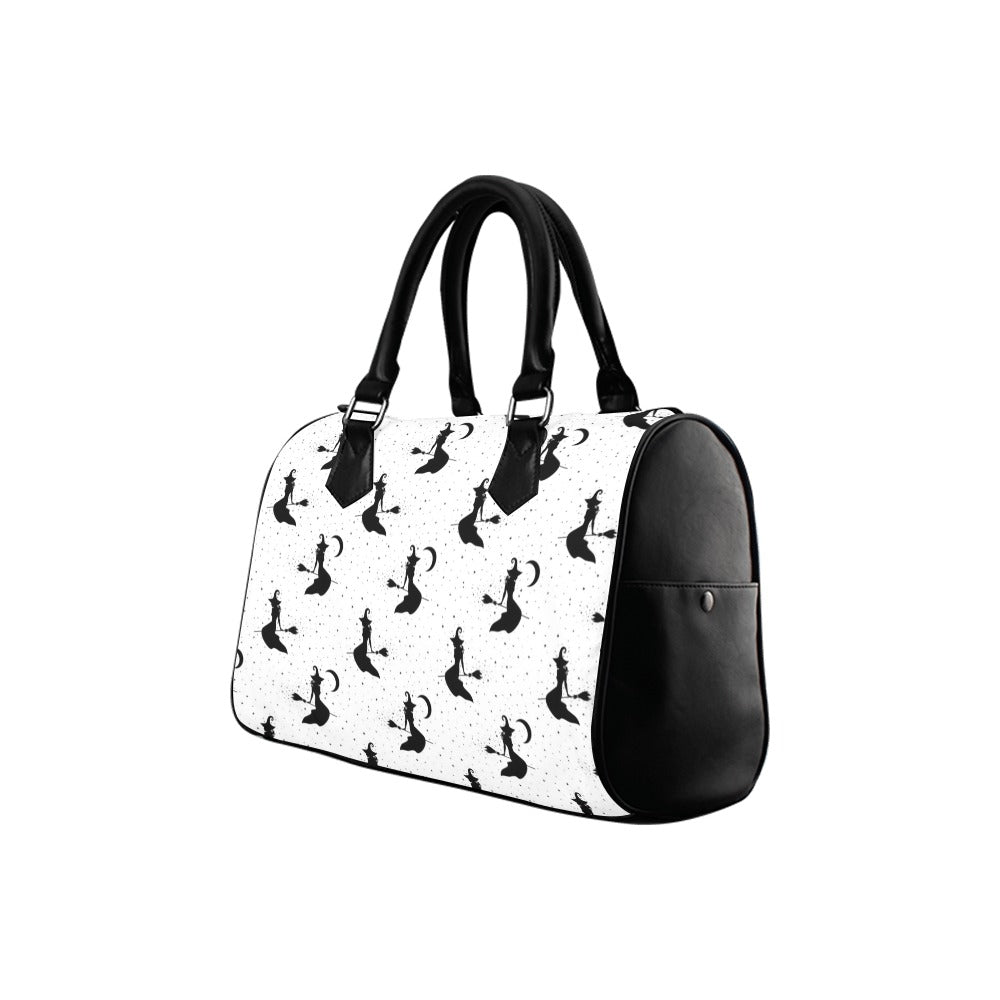 Flying Witches Boston Handbag - Offbeat Sweetie