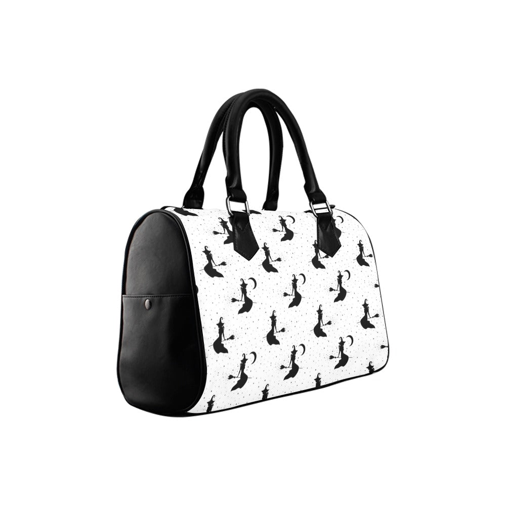 Flying Witches Boston Handbag - Offbeat Sweetie