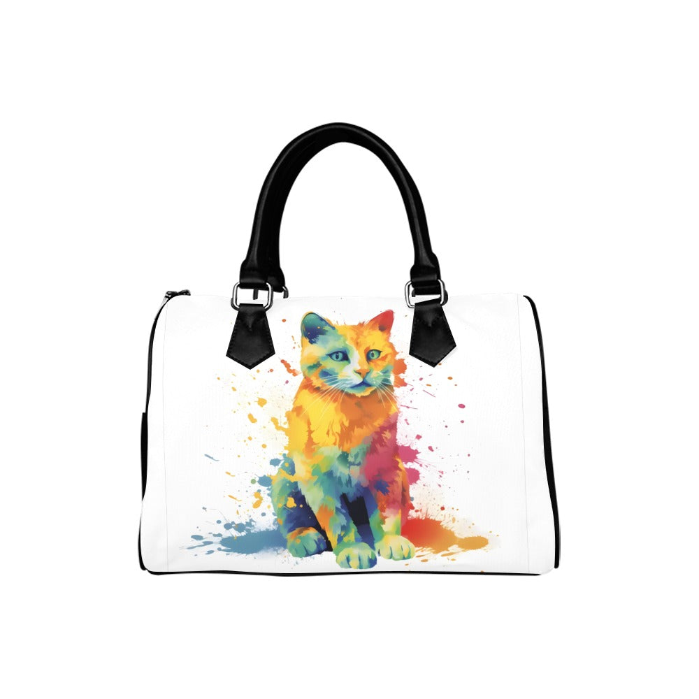 Kitty Boston Handbag - Offbeat Sweetie