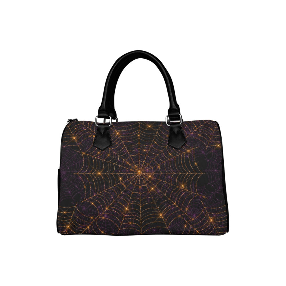 Spiderweb Boston Handbag - Offbeat Sweetie