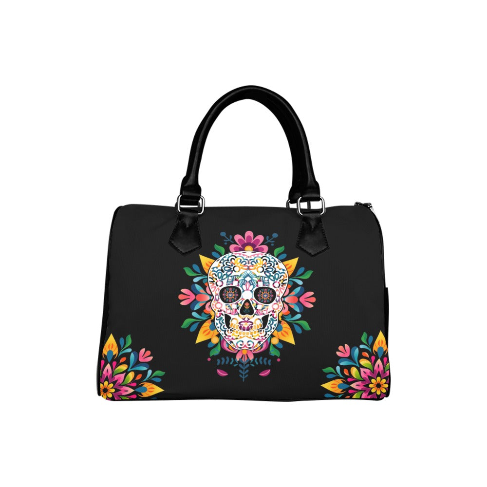 Sugar Skull Boston Handbag - Offbeat Sweetie
