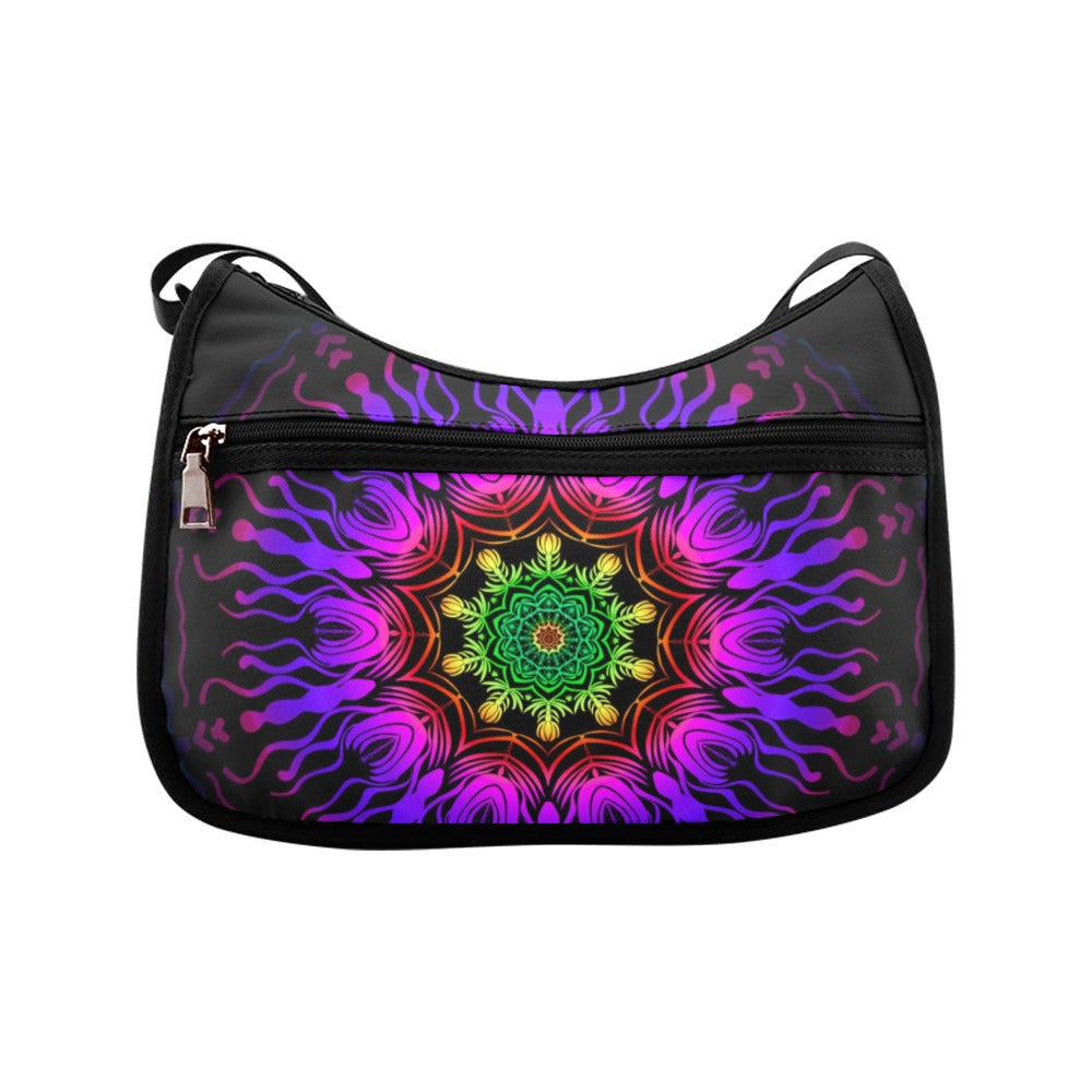 Purple Haze Mandala Crossbody Bag - Offbeat Sweetie