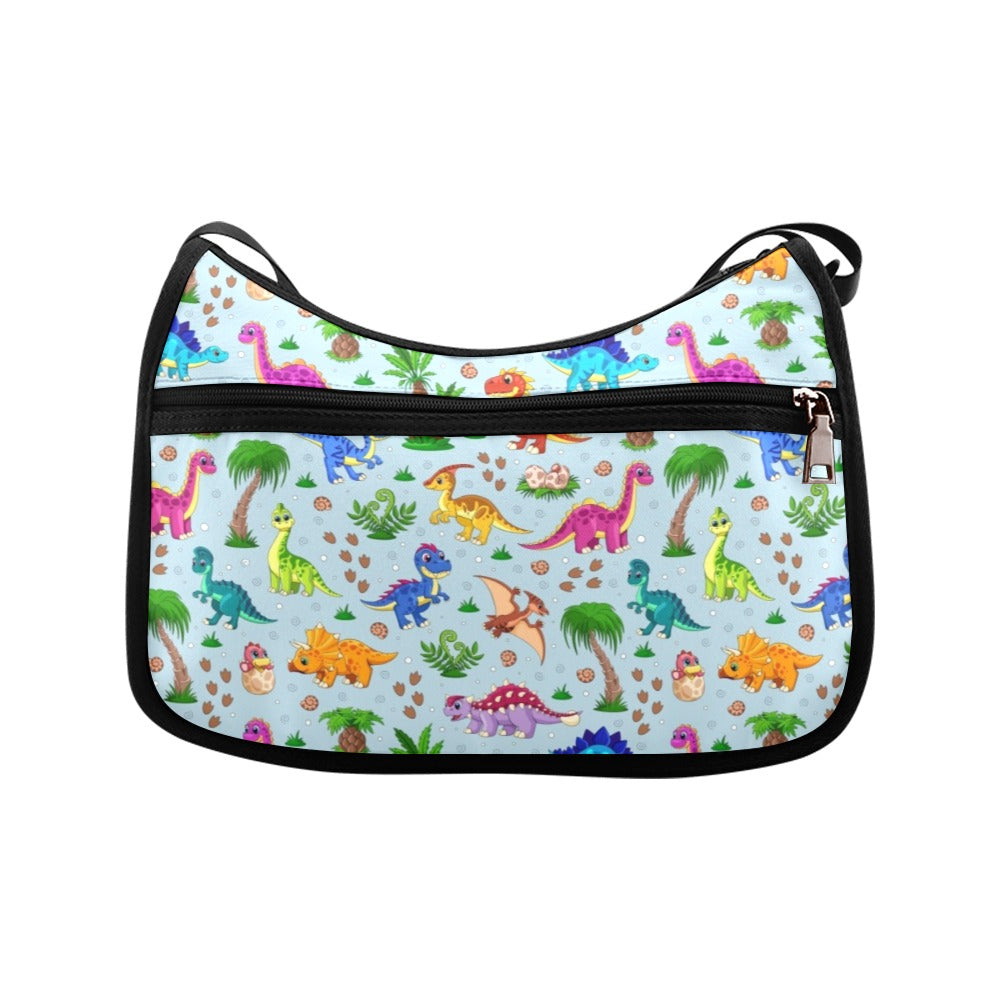 Blue Baby Dinos Crossbody Bag - Offbeat Sweetie