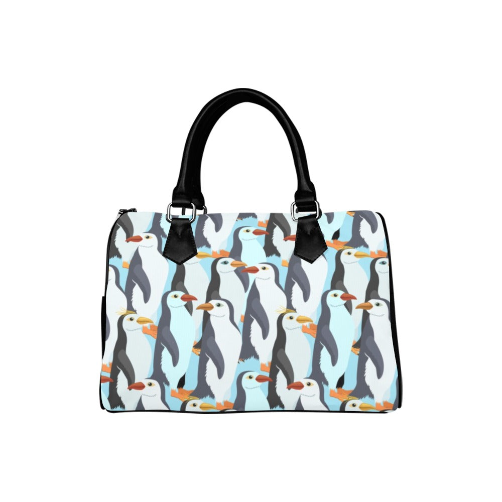 Penguin Party Boston Handbag - Offbeat Sweetie
