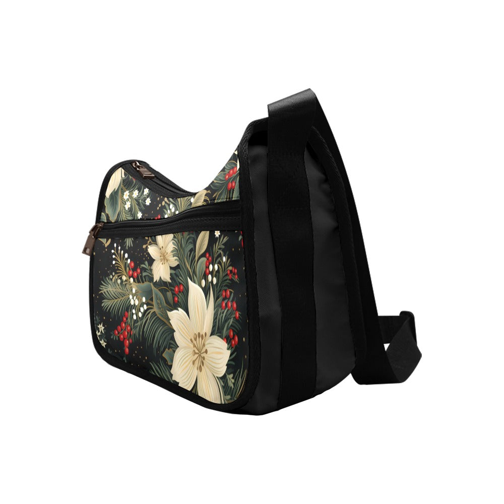 Christmas Flora Crossbody Bag - Offbeat Sweetie