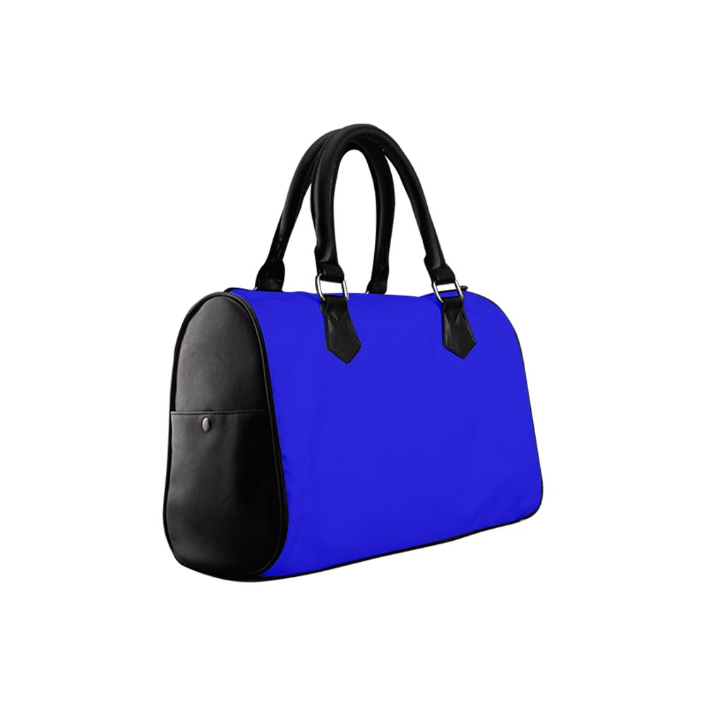 Vivid Blue Boston Handbag - Offbeat Sweetie