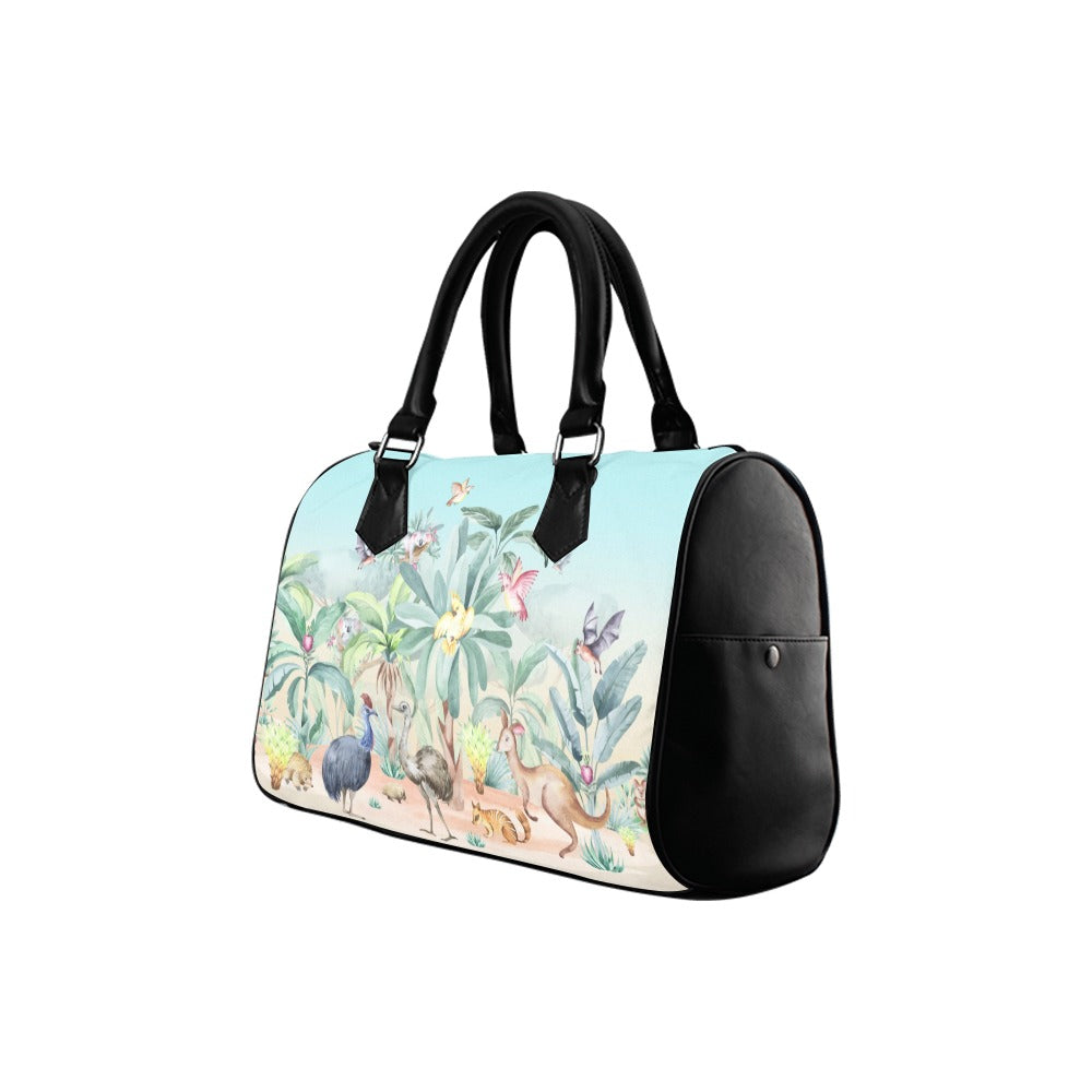 Land Down Under Boston Handbag - Offbeat Sweetie
