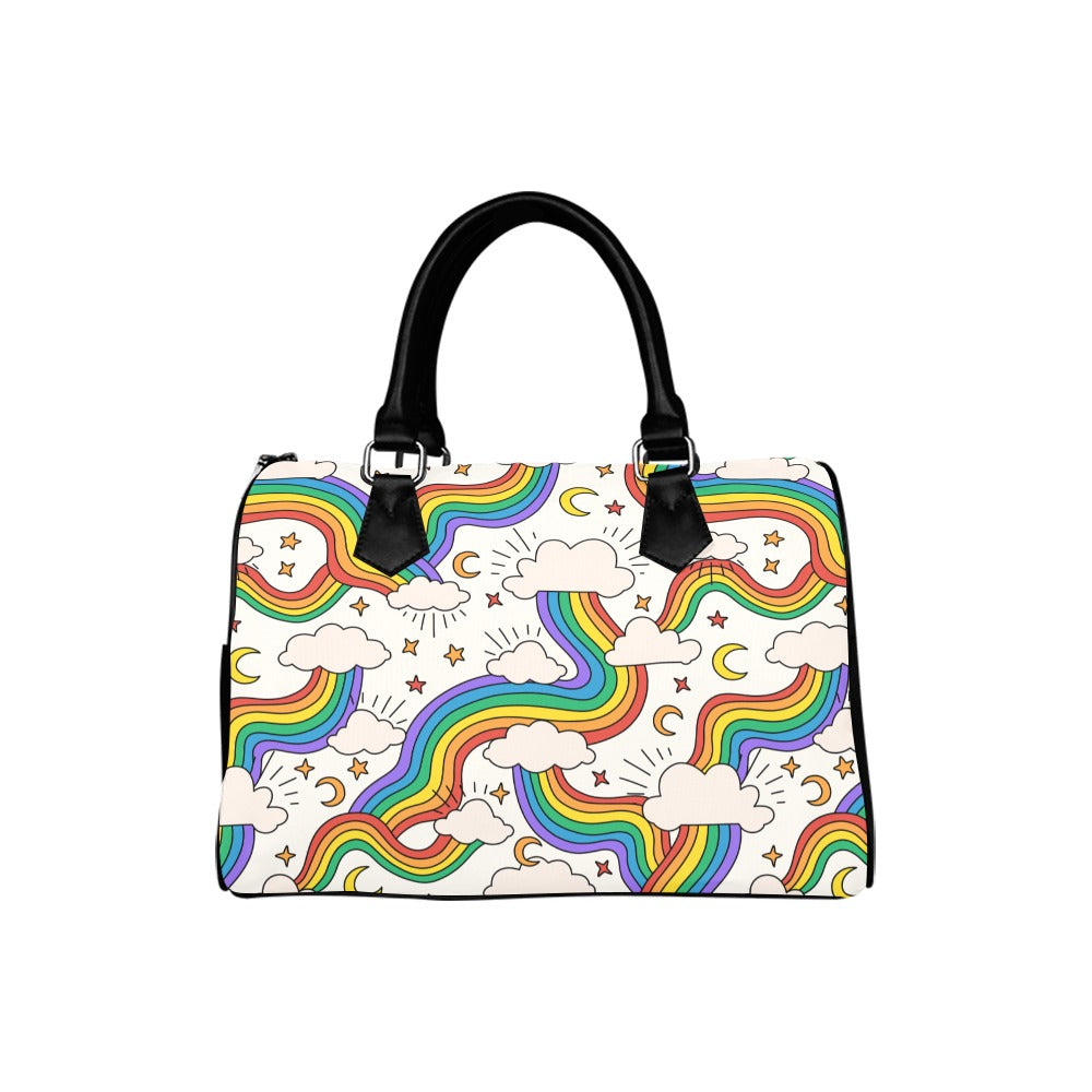 Rainbow Dreams Boston Handbag - Offbeat Sweetie