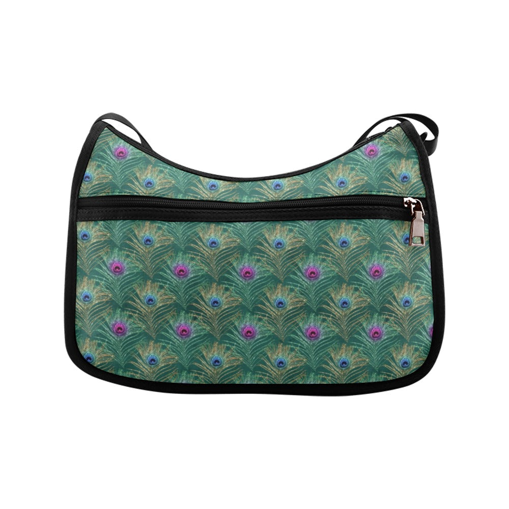 Peacock Feathers Crossbody Bag - Offbeat Sweetie