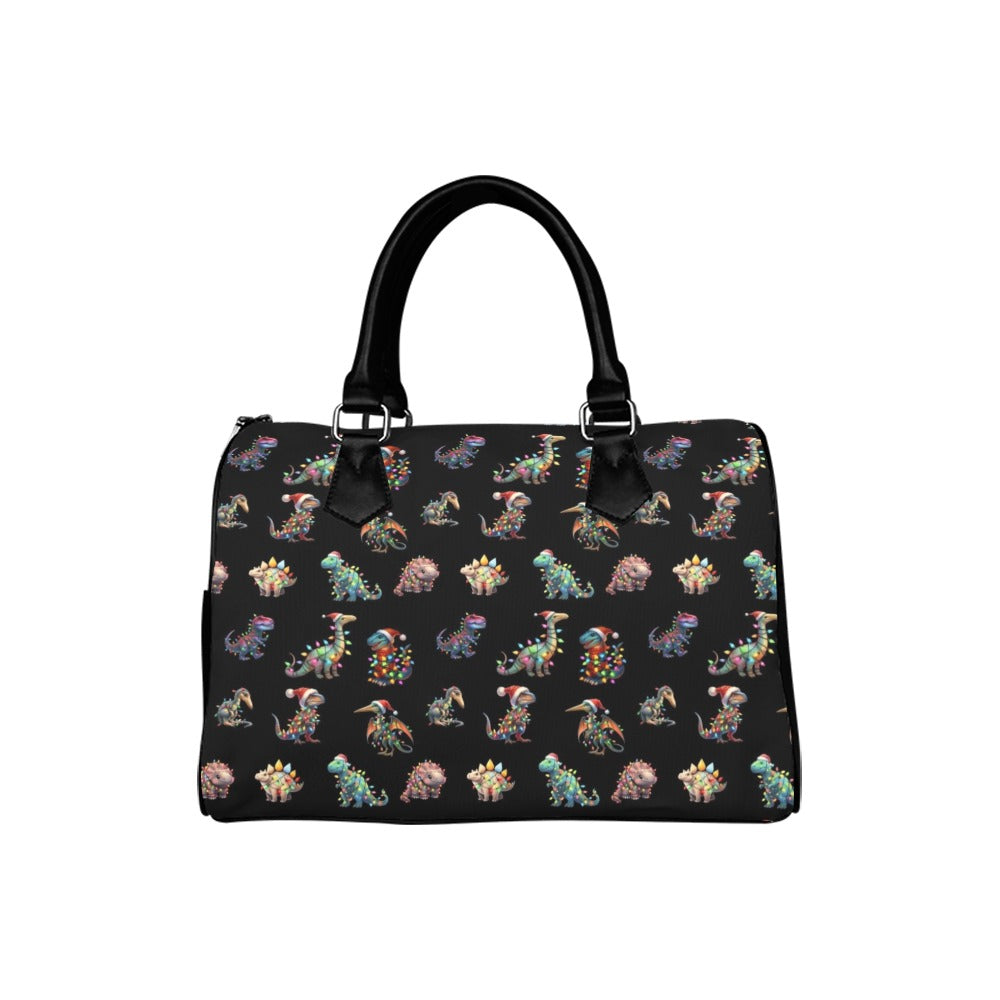 Dinos In Lights Boston Handbag - Offbeat Sweetie
