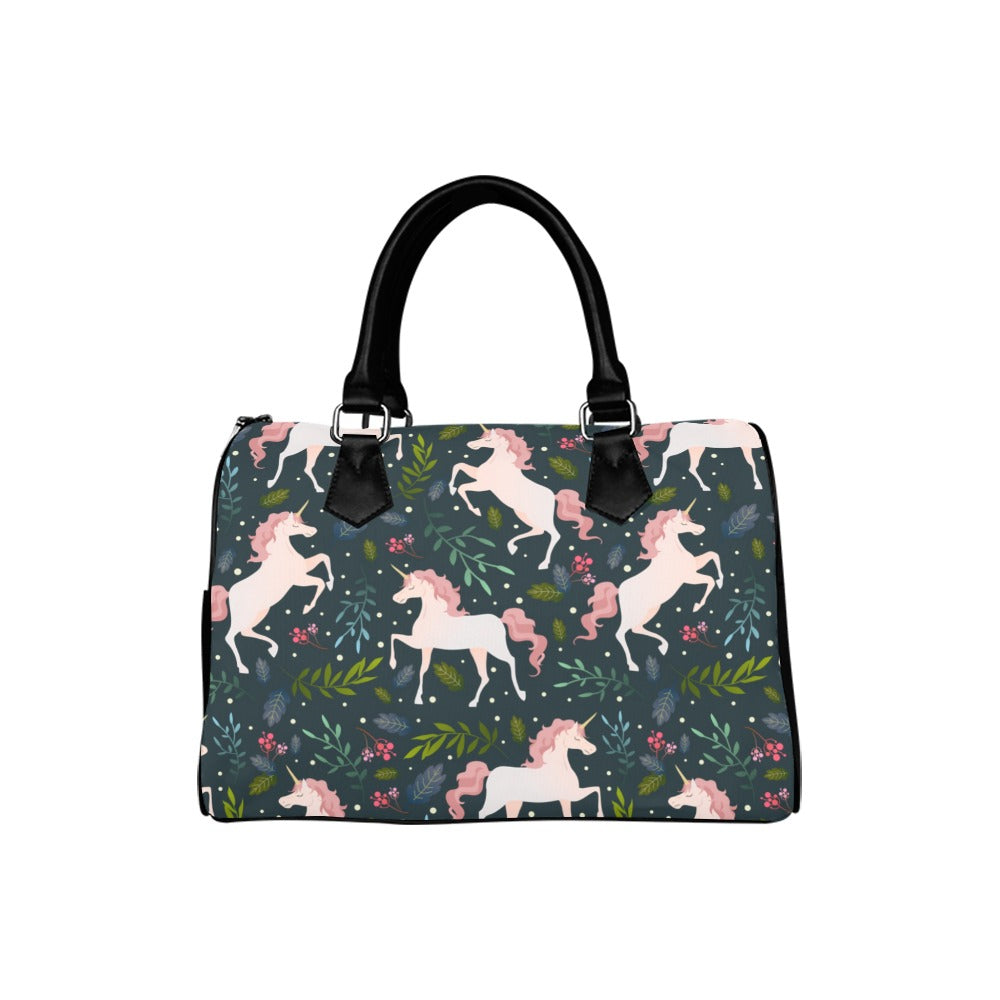 Unicorn Garden Boston Handbag - Offbeat Sweetie