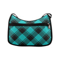 Pennyroyal Teal Plaid Crossbody Bag
