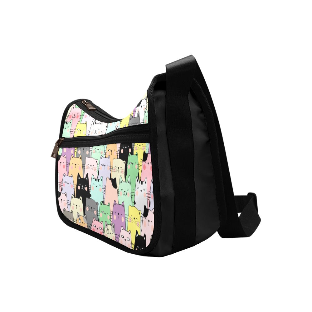 You've Got To Be Kitten Me Crossbody Bag - Offbeat Sweetie