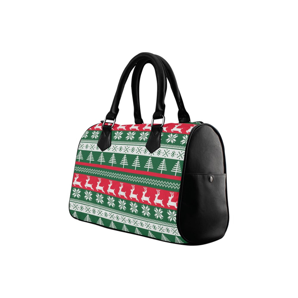 Ugly Christmas Boston Handbag - Offbeat Sweetie