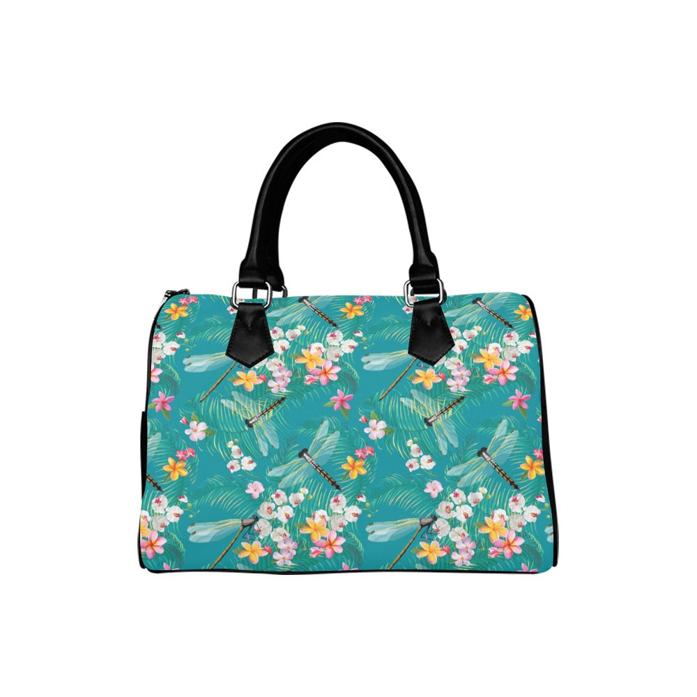 Dragonflies Boston Handbag - Offbeat Sweetie