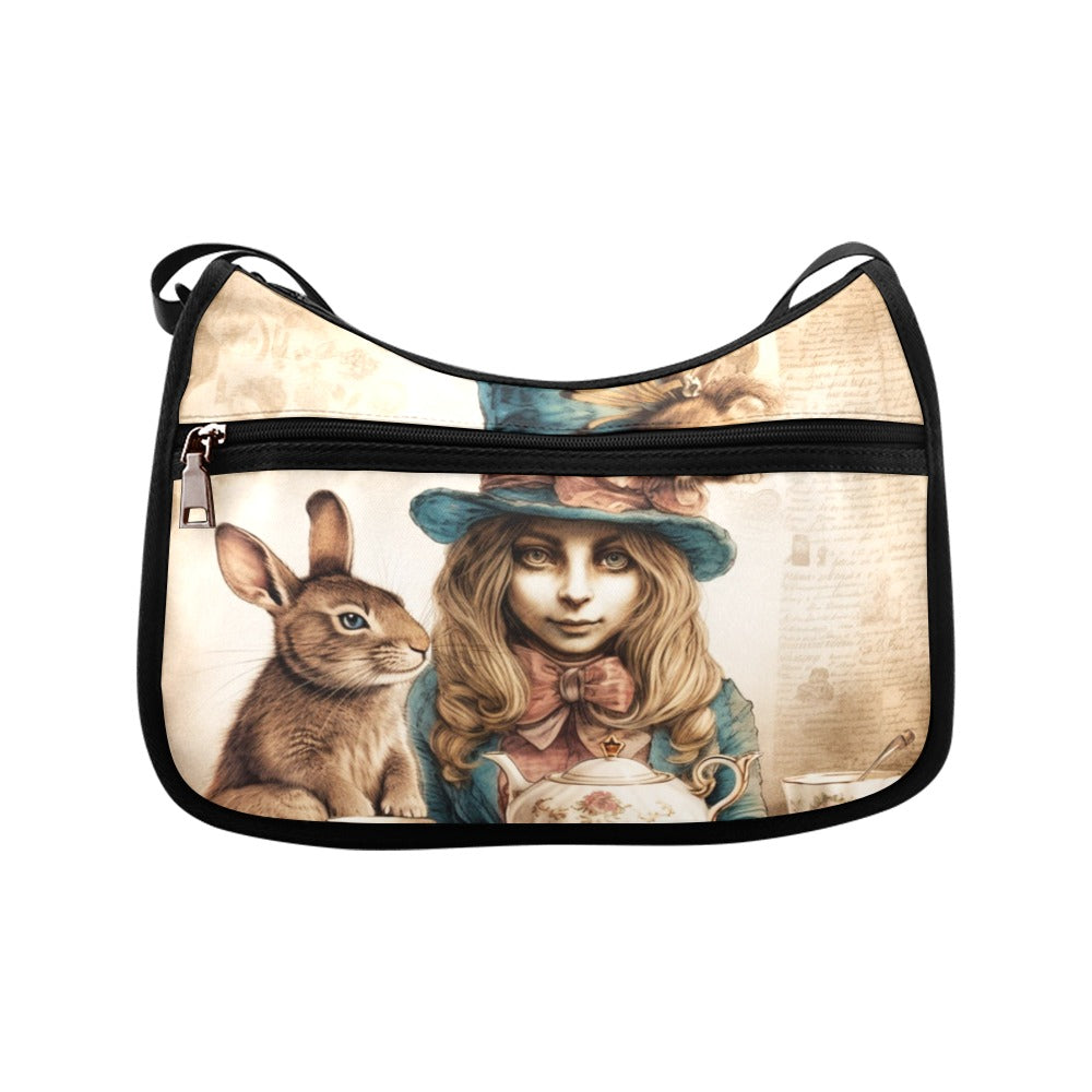 All Mad Here Crossbody Bag - Offbeat Sweetie