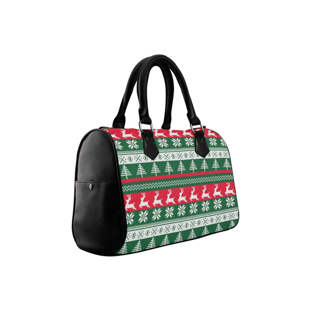 Ugly Christmas Boston Handbag - Offbeat Sweetie