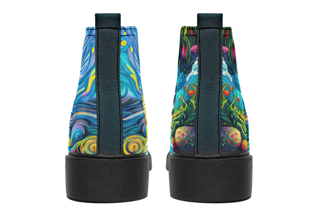 Adorable Axolotls Ankle Boots Offbeat Sweetie