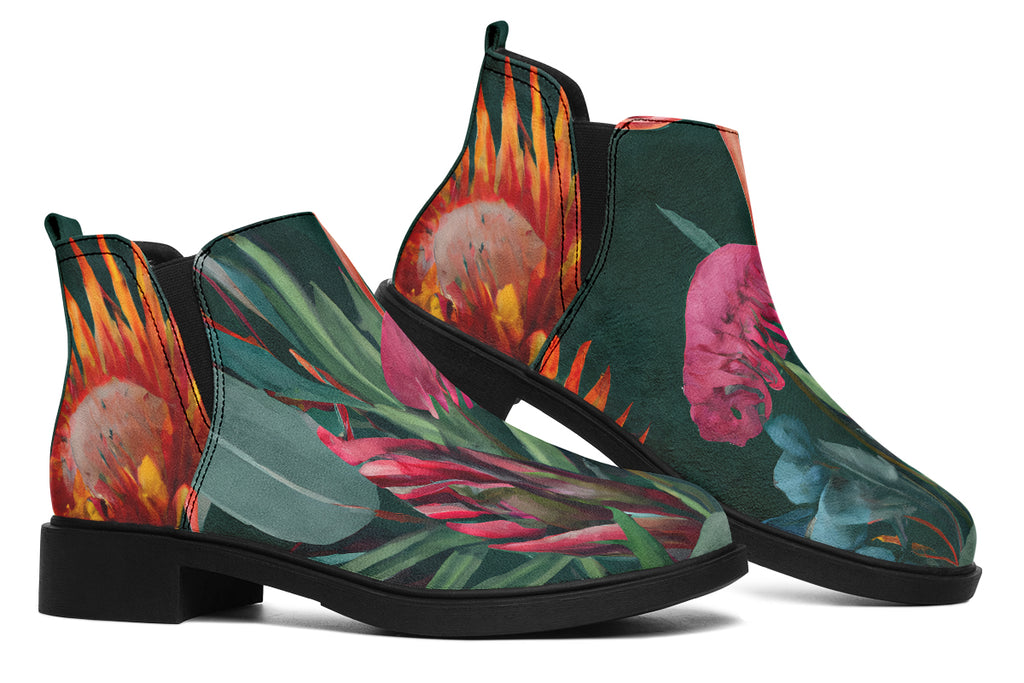 Australian Bouquet Ankle Boots Offbeat Sweetie