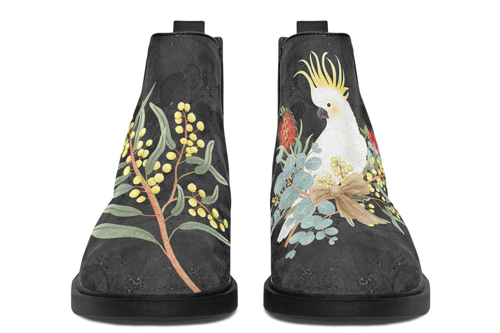 Cockatoo Ankle Boots Offbeat Sweetie