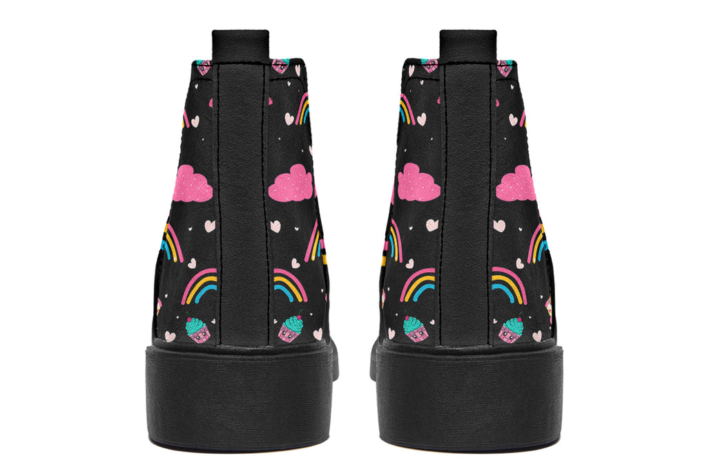 Cutesy Unicorns Ankle Boots Offbeat Sweetie