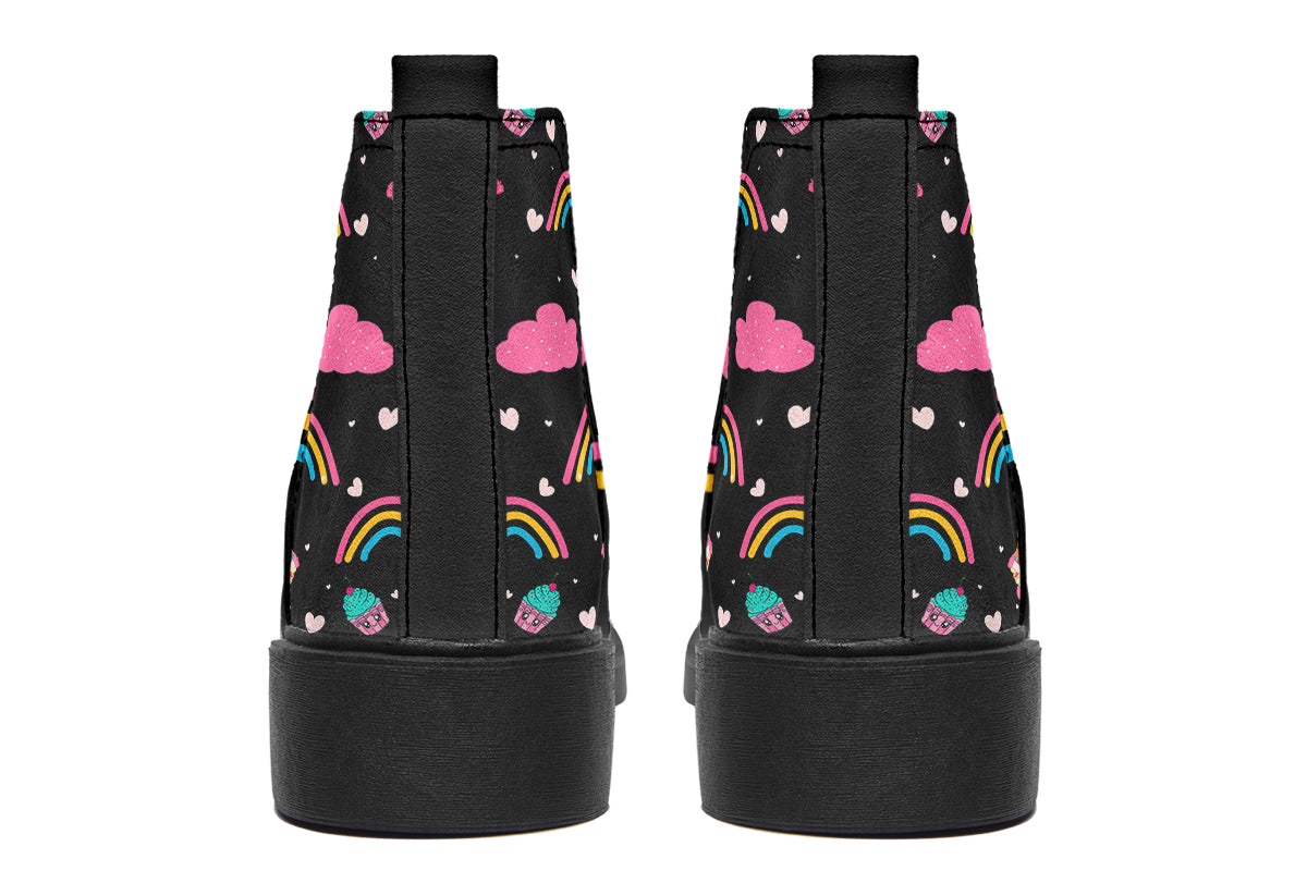 Cutesy Unicorns Ankle Boots Offbeat Sweetie