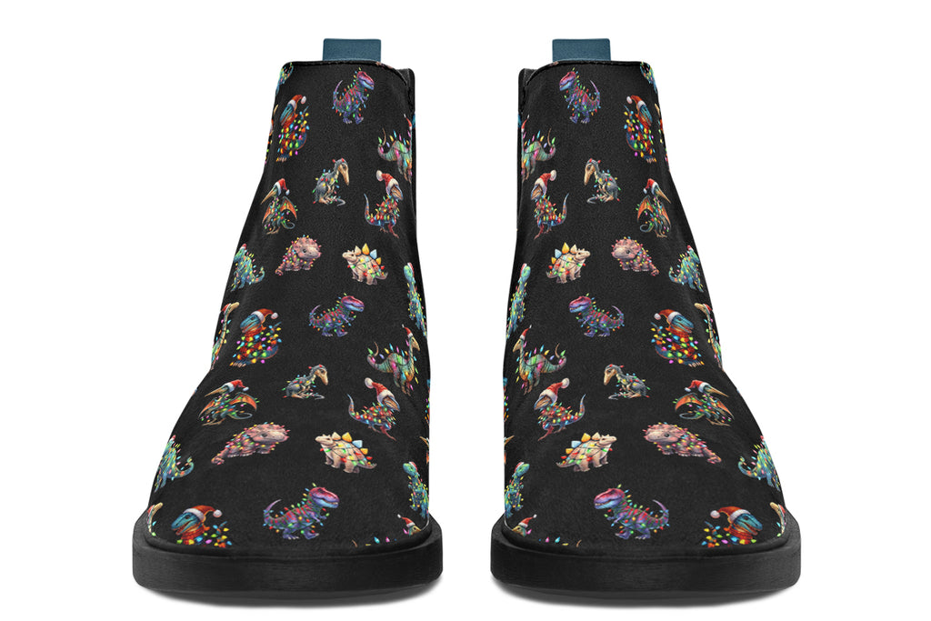 Dinos In Lights Ankle Boots Offbeat Sweetie