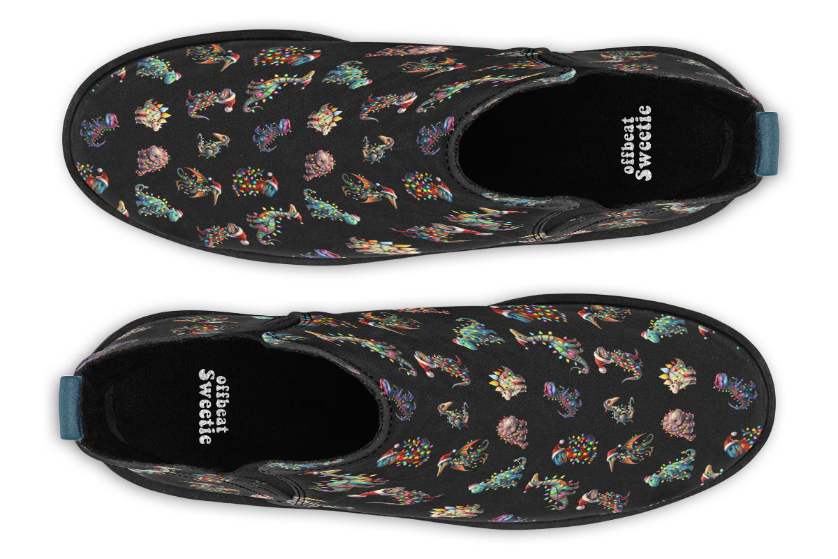 Dinos In Lights Ankle Boots Offbeat Sweetie