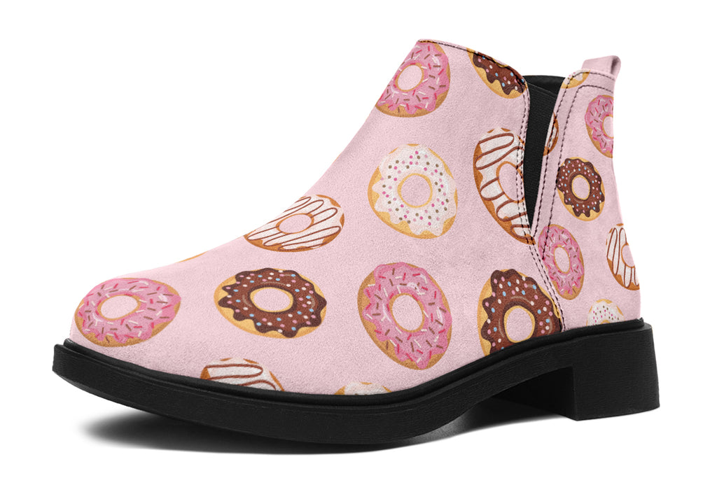 Donut Stop Me Now Ankle Boots Offbeat Sweetie