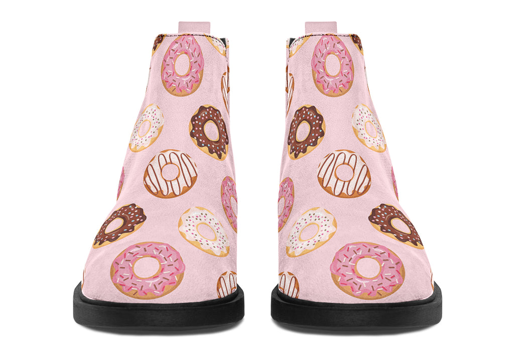 Donut Stop Me Now Ankle Boots Offbeat Sweetie