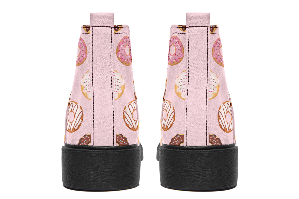Donut Stop Me Now Ankle Boots Offbeat Sweetie