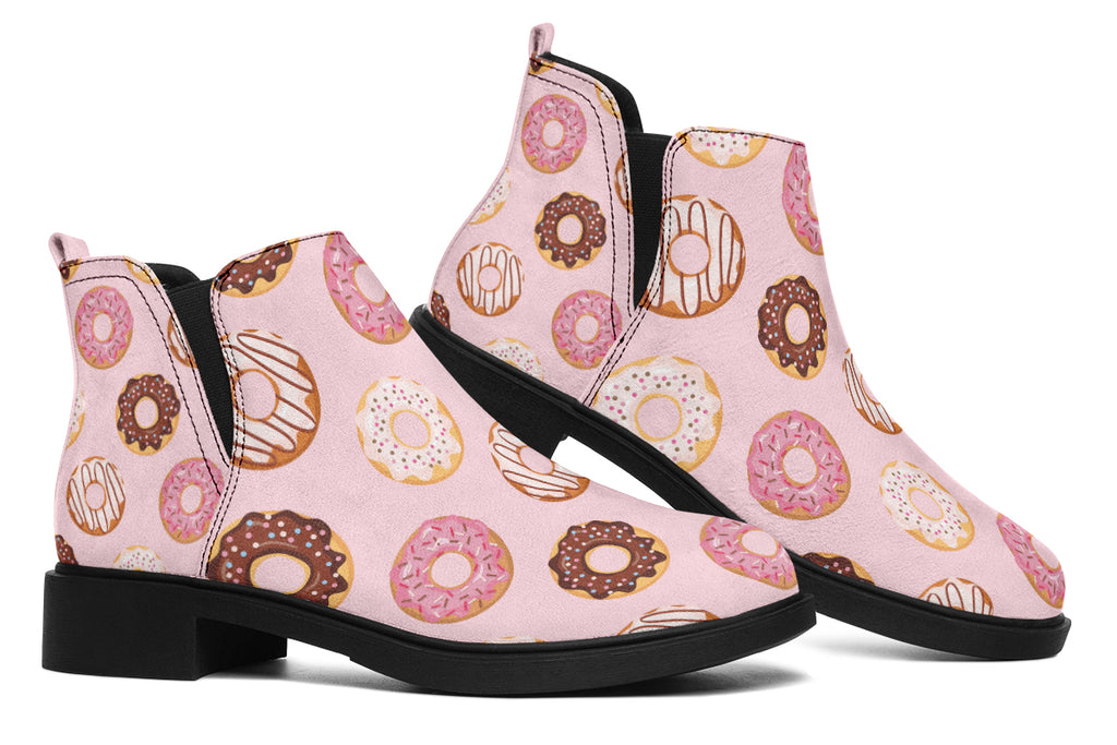 Donut Stop Me Now Ankle Boots Offbeat Sweetie
