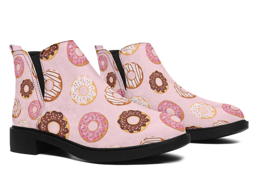 Donut Stop Me Now Ankle Boots Offbeat Sweetie