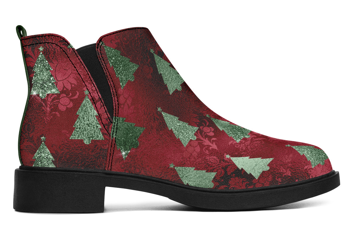 Glam Christmas Ankle Boots Offbeat Sweetie