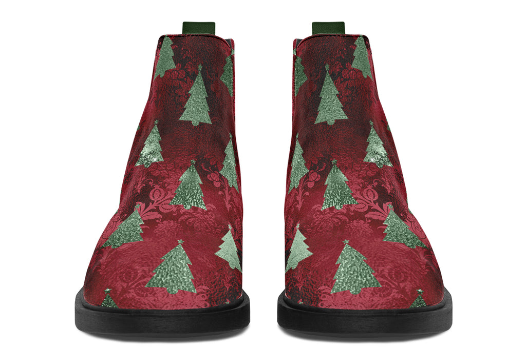 Glam Christmas Ankle Boots Offbeat Sweetie