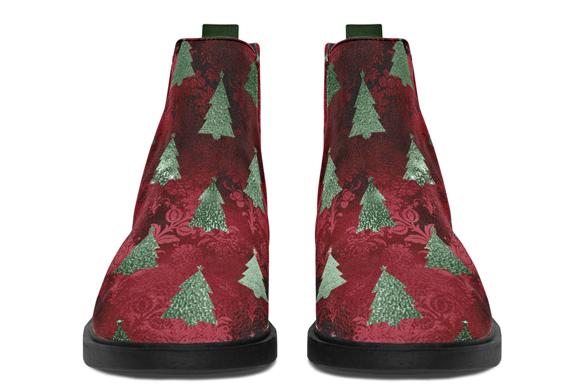 Glam Christmas Ankle Boots Offbeat Sweetie