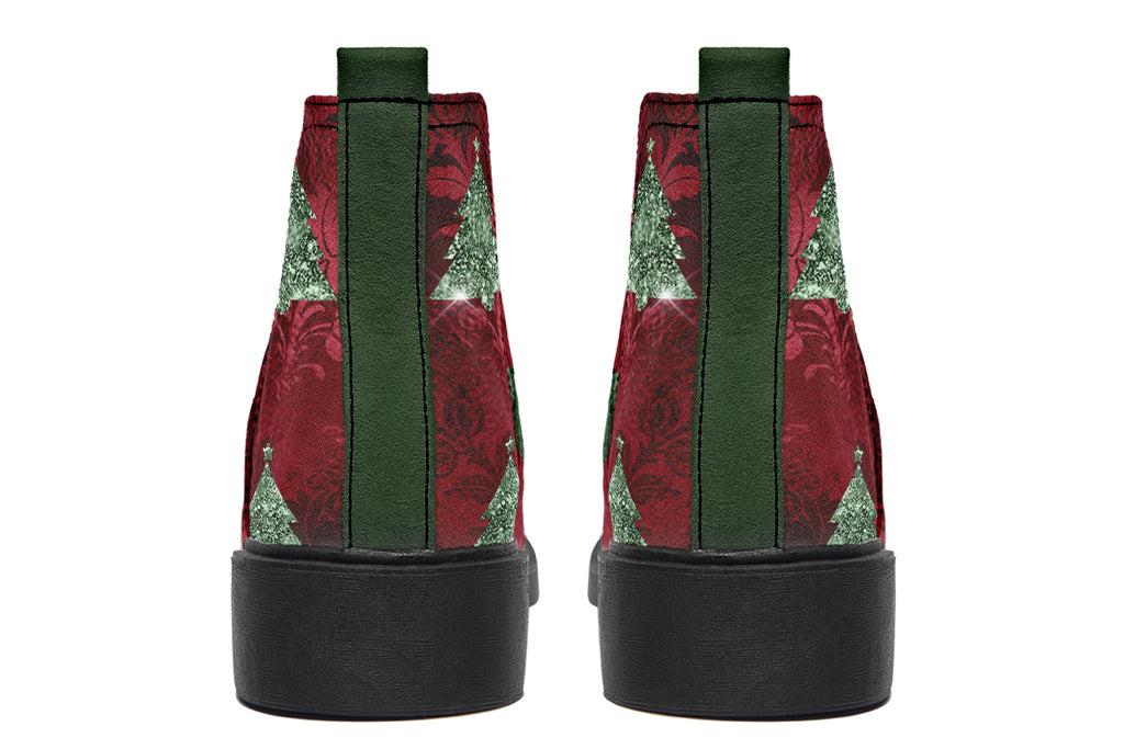 Glam Christmas Ankle Boots Offbeat Sweetie