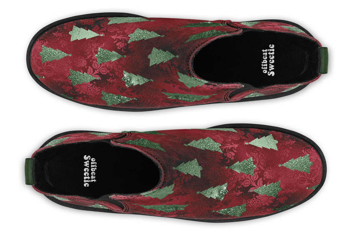 Glam Christmas Ankle Boots Offbeat Sweetie